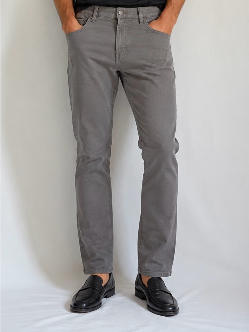 Banana Republic Slim Straight Gray Jeans